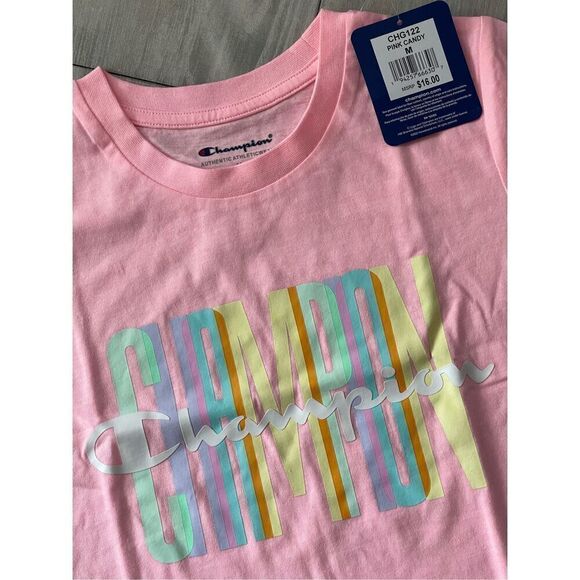 NWT Champion hoodie, t-shirts & shorts bundle, Girls Size M - Picture 3 of 6